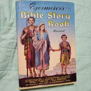 Vintage 1955 Egermeier's Bible Story Book